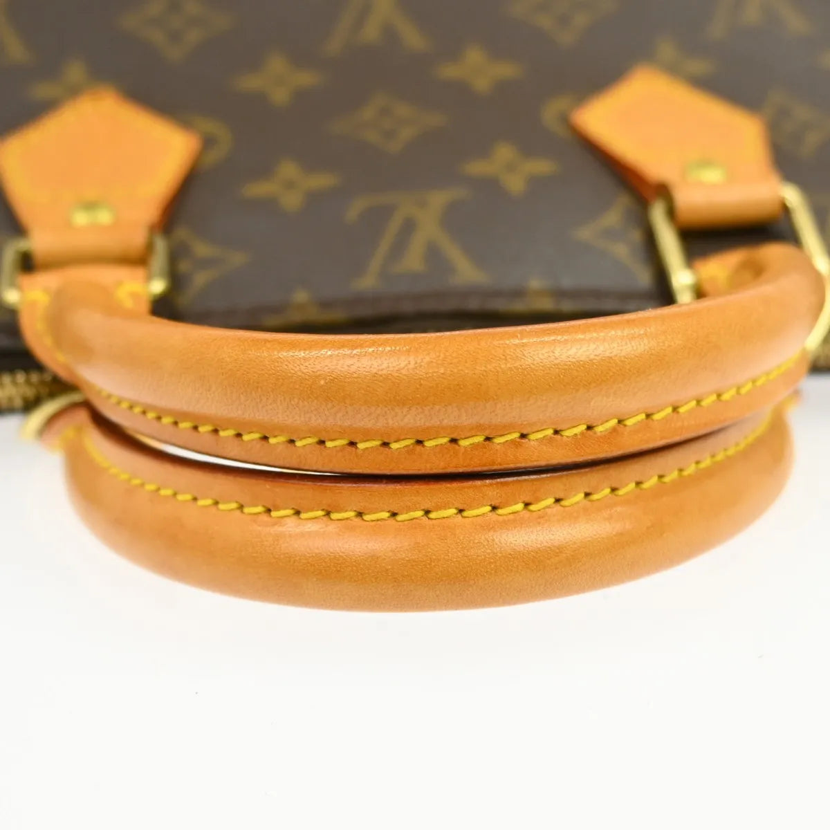Louis Vuitton Alma Monogram, Brown, Canvas, Handbag