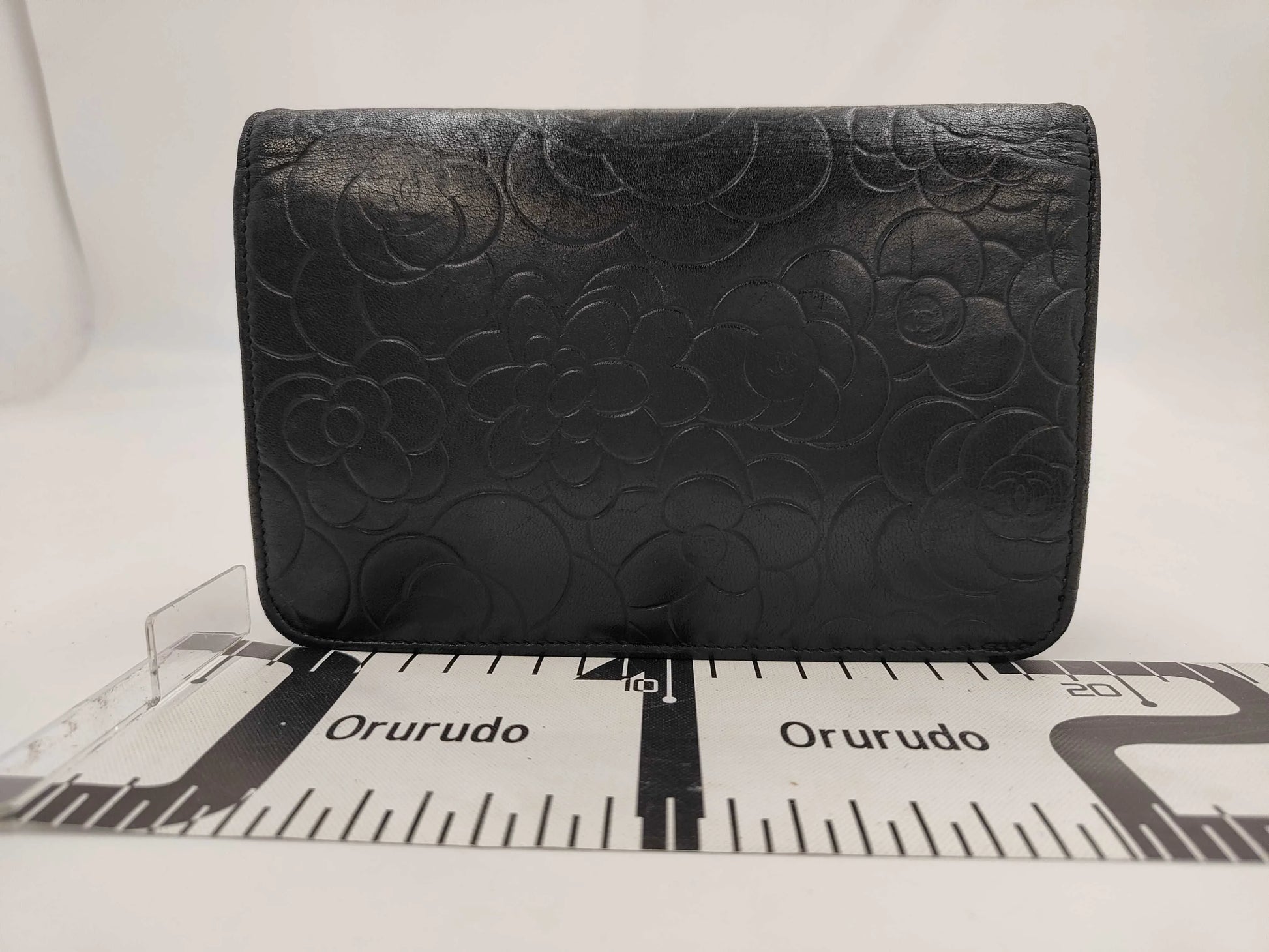 Chanel Sweet Camellia Wallet on Chain Quilted Lambskin, Black, Leather, Shoulder Bag