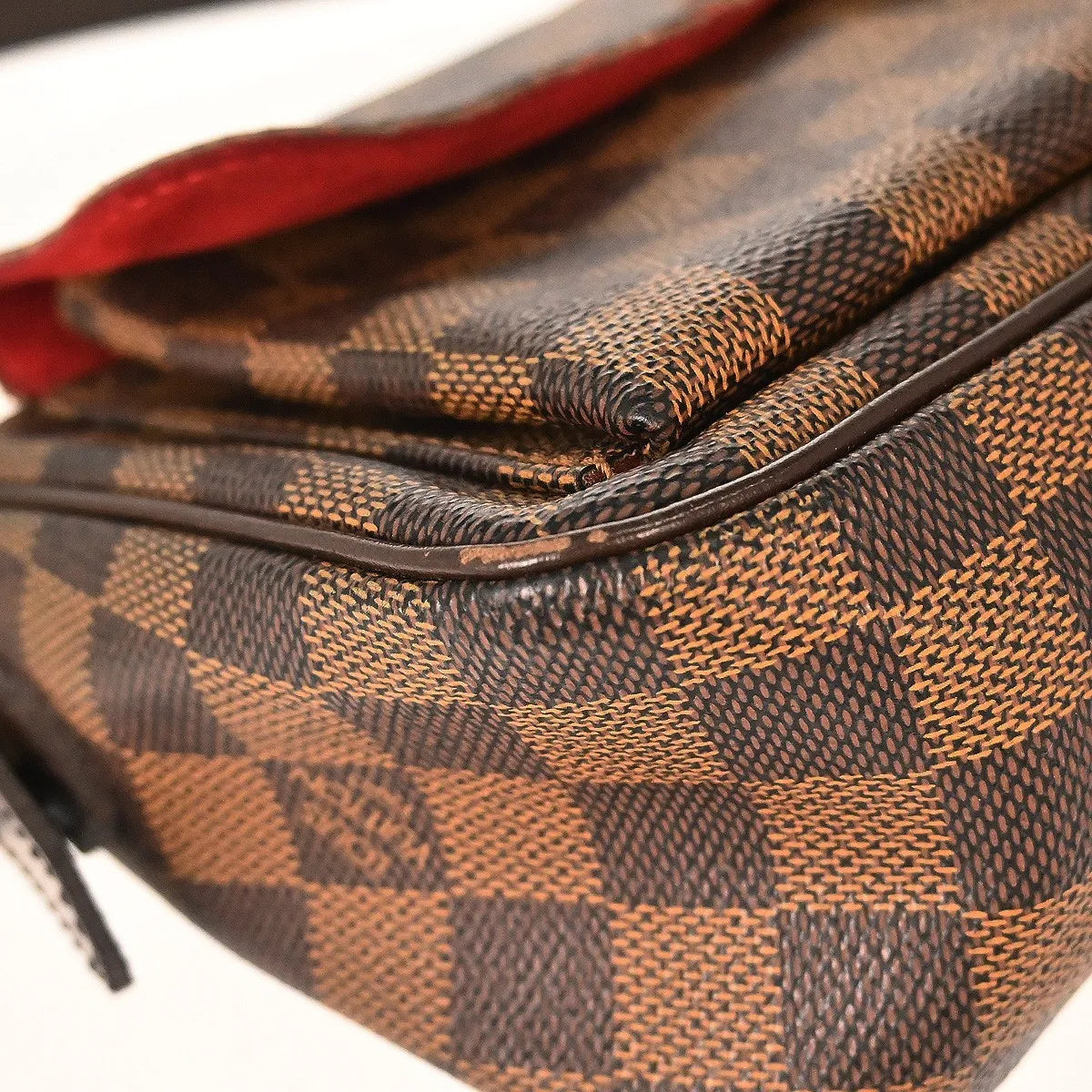 Louis Vuitton Ravello Damier, Brown, Canvas, Shoulder Bag
