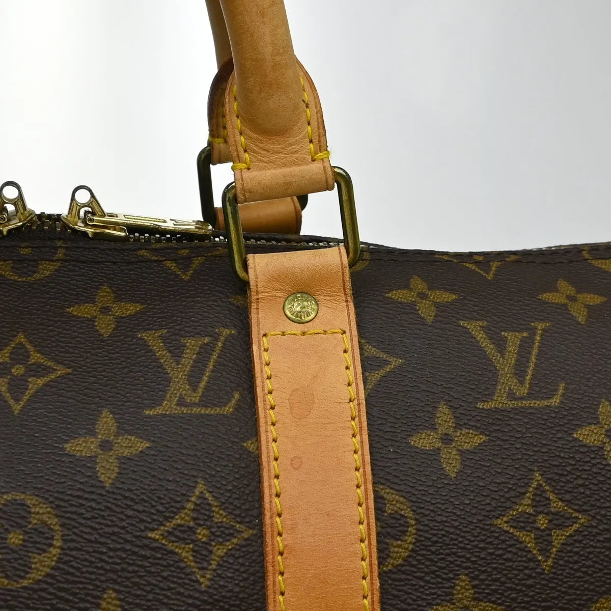 Louis Vuitton Keepall Bandouliere Monogram Canvas, Brown, Canvas, Travel Bag