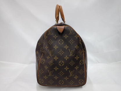 Louis Vuitton Speedy Monogram Canvas, Brown, Canvas, Handbag