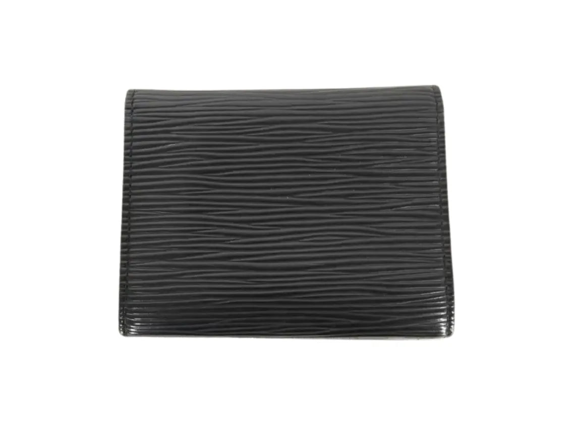 Louis Vuitton Iris Wallet NM Epi, Black, Leather, Wallet