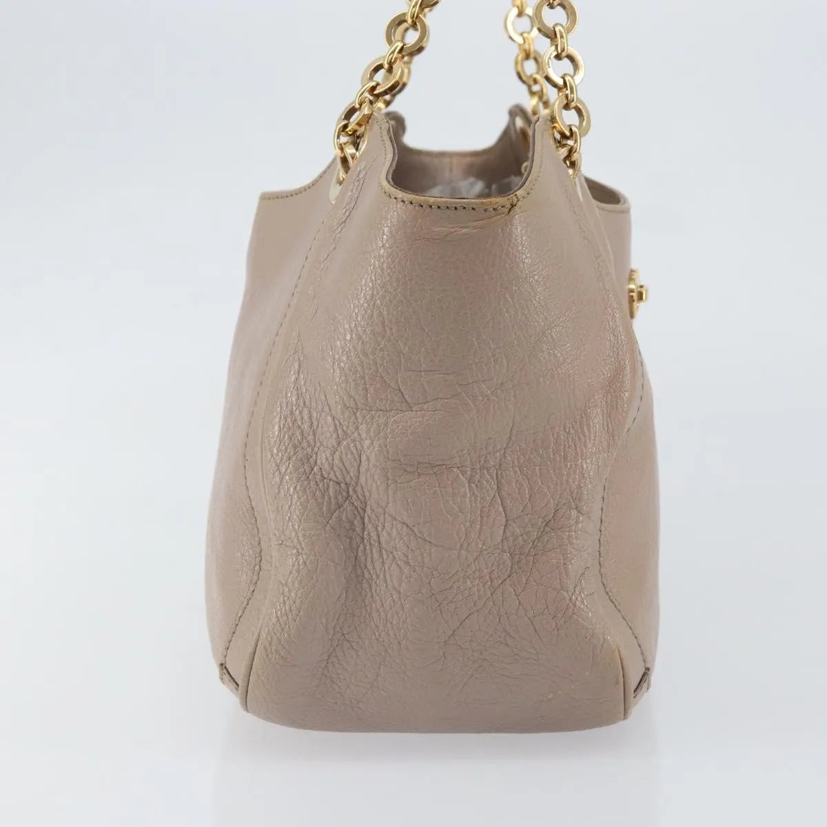 Salvatore Ferragamo Gancini Leather, Pink, Leather, Handbag