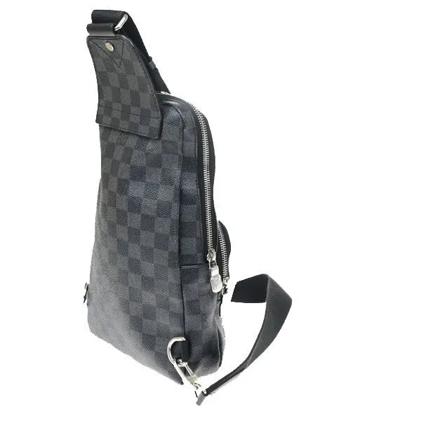 Louis Vuitton Avenue Sling Damier Graphite, Gray, Canvas, Shoulder Bag