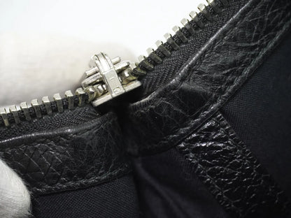 Balenciaga Graffiti Leather, Black, Leather, Clutch