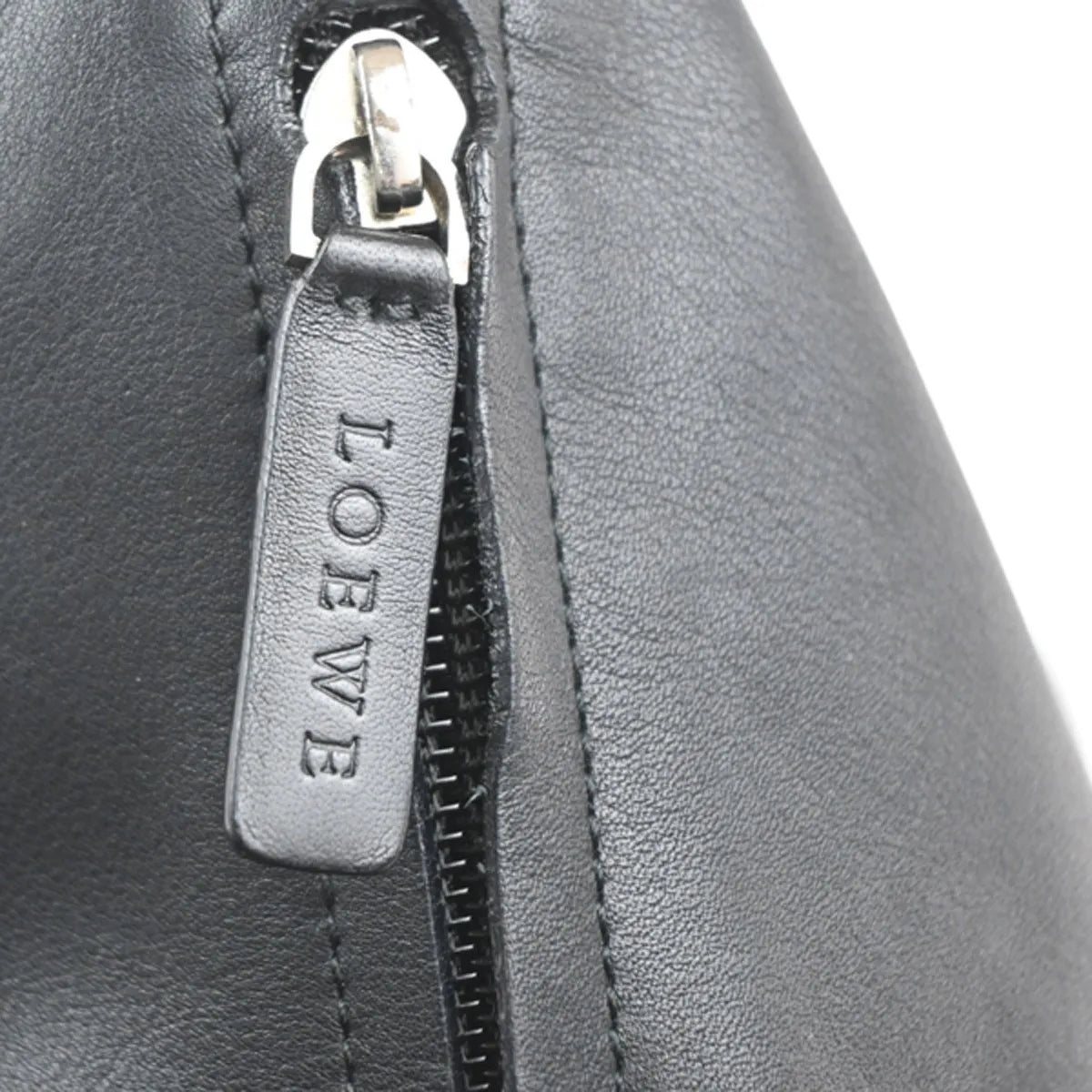 Loewe Vintage Leather, Black, Leather, Shoulder Bag