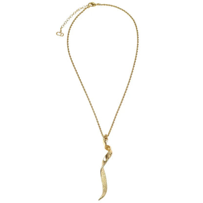Christian Dior Vintage pendant necklace Metal, Gold, Gold Plated, Necklace