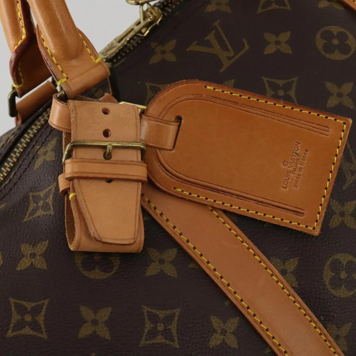 Louis Vuitton Keepall Bandouliere Monogram Canvas, Brown, Canvas, Travel Bag