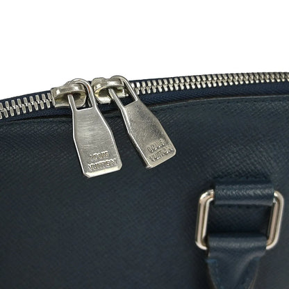 Louis Vuitton Grigori Tote Taiga Leather, Blue, Leather, Tote Bag
