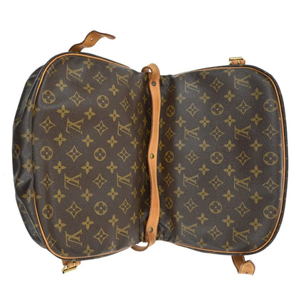Louis Vuitton Saumur Monogram Canvas, Brown, Canvas, Shoulder Bag