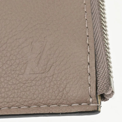 Louis Vuitton Zip Around Pochette Jour Leather, Beige, Calfskin, Clutch
