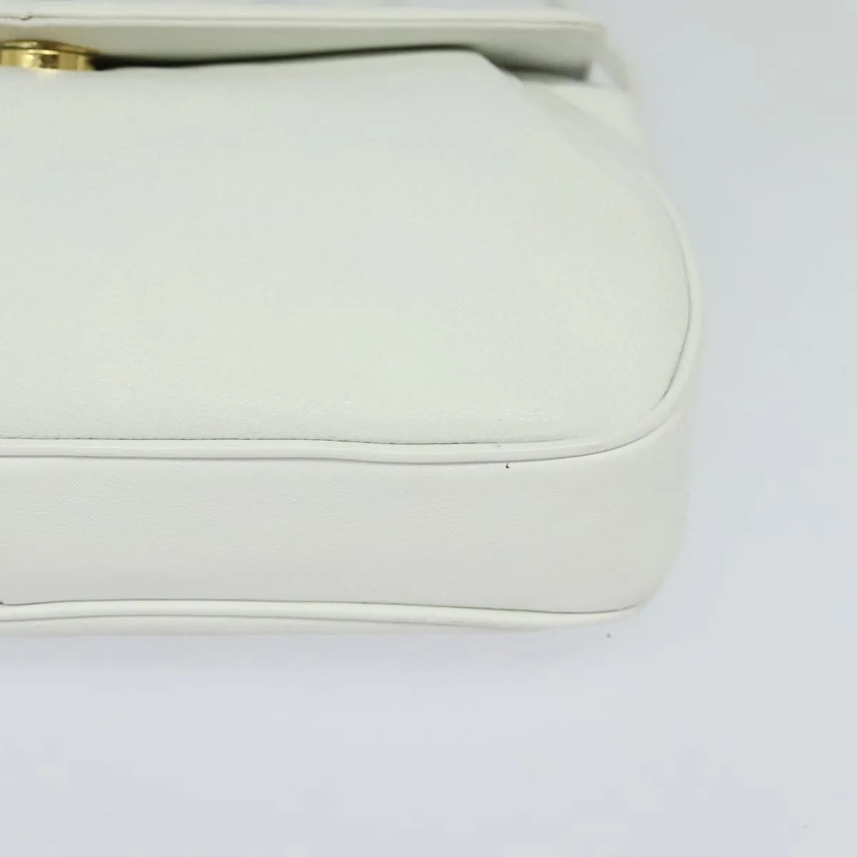Givenchy Vintage 4G Leather, White, Leather, Shoulder Bag