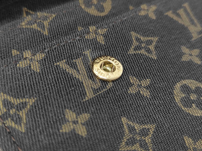Louis Vuitton Vintage Sarah Monogram Idylle, Brown, Linen, Wallet