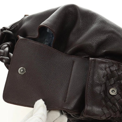 Bottega Veneta Cocker Hobo Leather, Brown, Leather, Handbag
