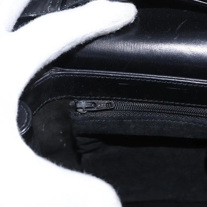 Gucci Vintage Leather, Black, Leather, Shoulder Bag