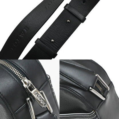 Loewe Anagram Leather, Black, PVC, Shoulder Bag