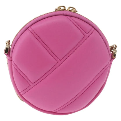 Bvlgari Shoulder Leather, Pink, Leather, Shoulder Bag