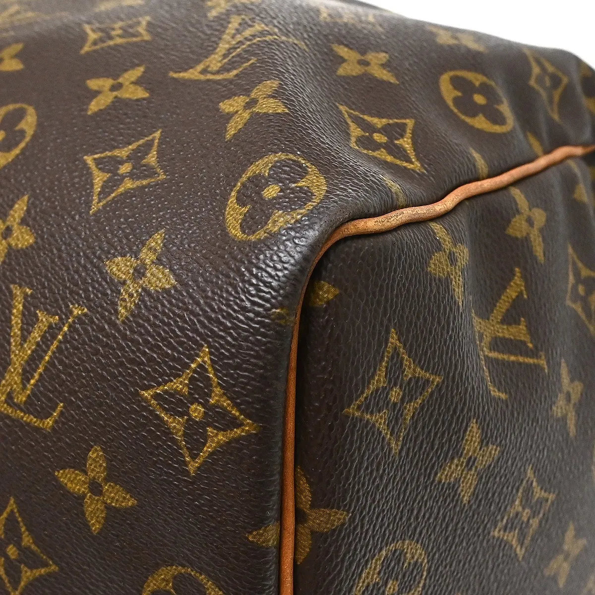 Louis Vuitton Keepall Monogram, Brown, Canvas, Travel Bag