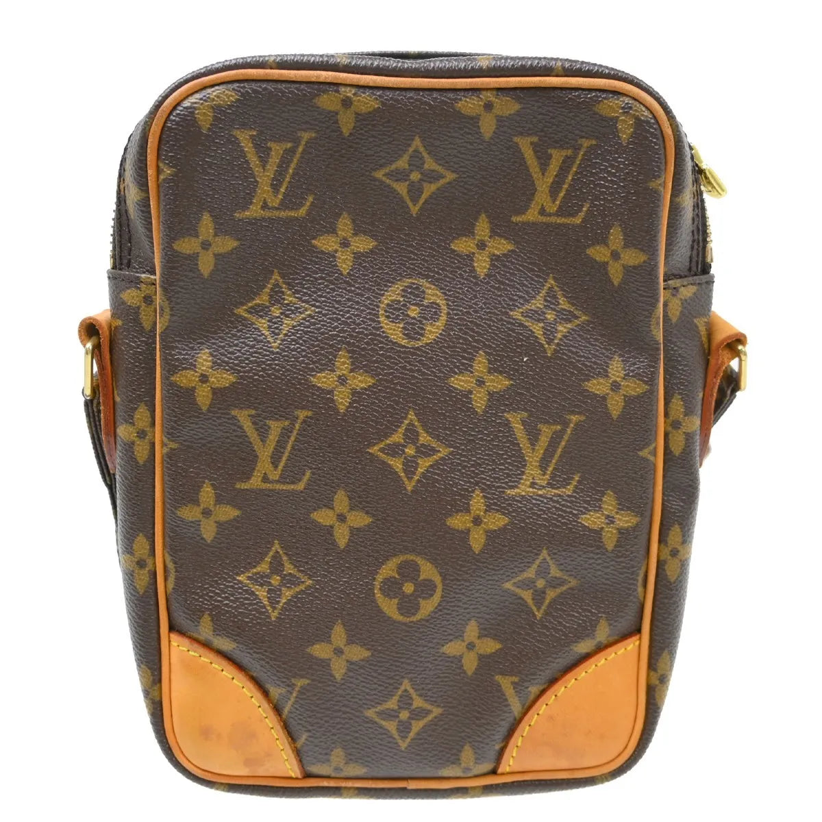 Louis Vuitton Danube Monogram Canvas, Brown, Canvas, Shoulder Bag