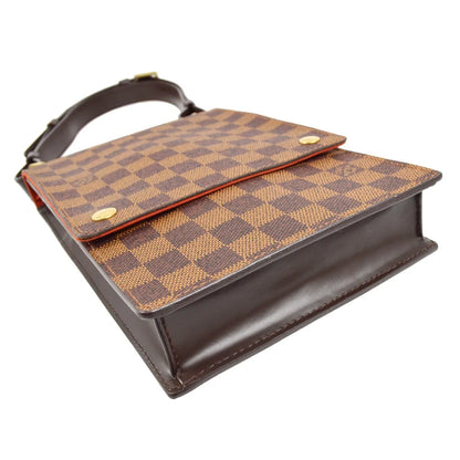 Louis Vuitton Portobello Messenger Damier, Brown, Canvas, Clutch