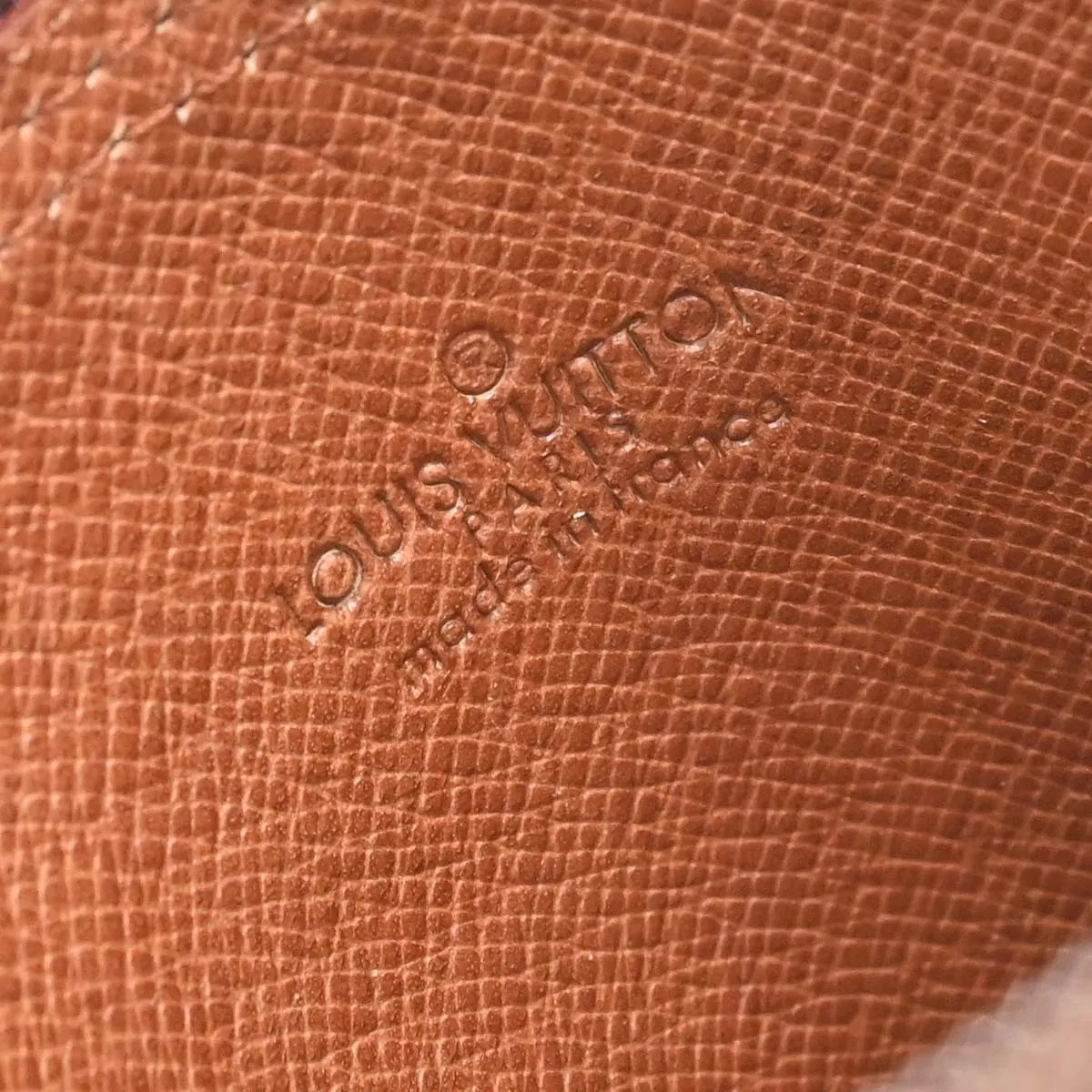 Louis Vuitton Pochette Secret Monogram canvas, Brown, Canvas, Clutch