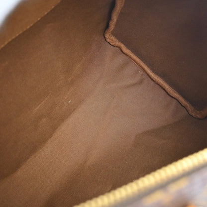 Louis Vuitton Speedy Monogram, Brown, Canvas, Handbag