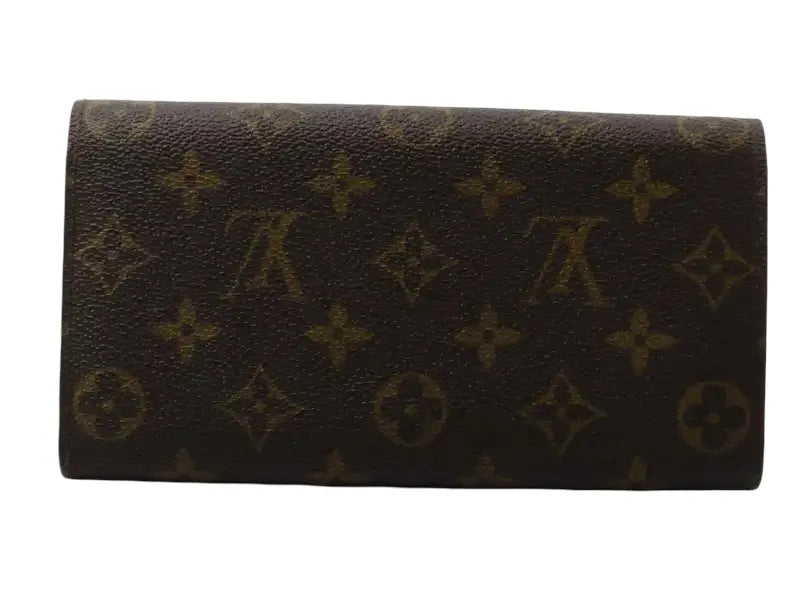 Louis Vuitton Vintage Sarah Monogram Canvas, Brown, Canvas, Wallet