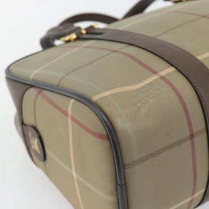 Burberry Nova check boston Canvas, Beige, Canvas, Handbag