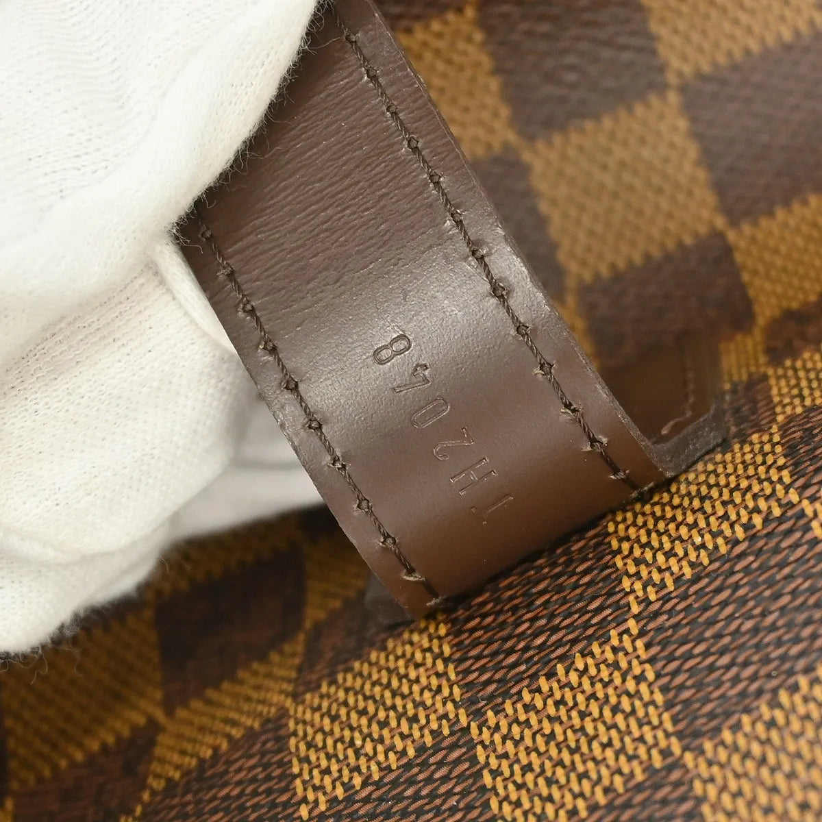 Louis Vuitton Broadway Damier, Brown, Canvas, Handbag