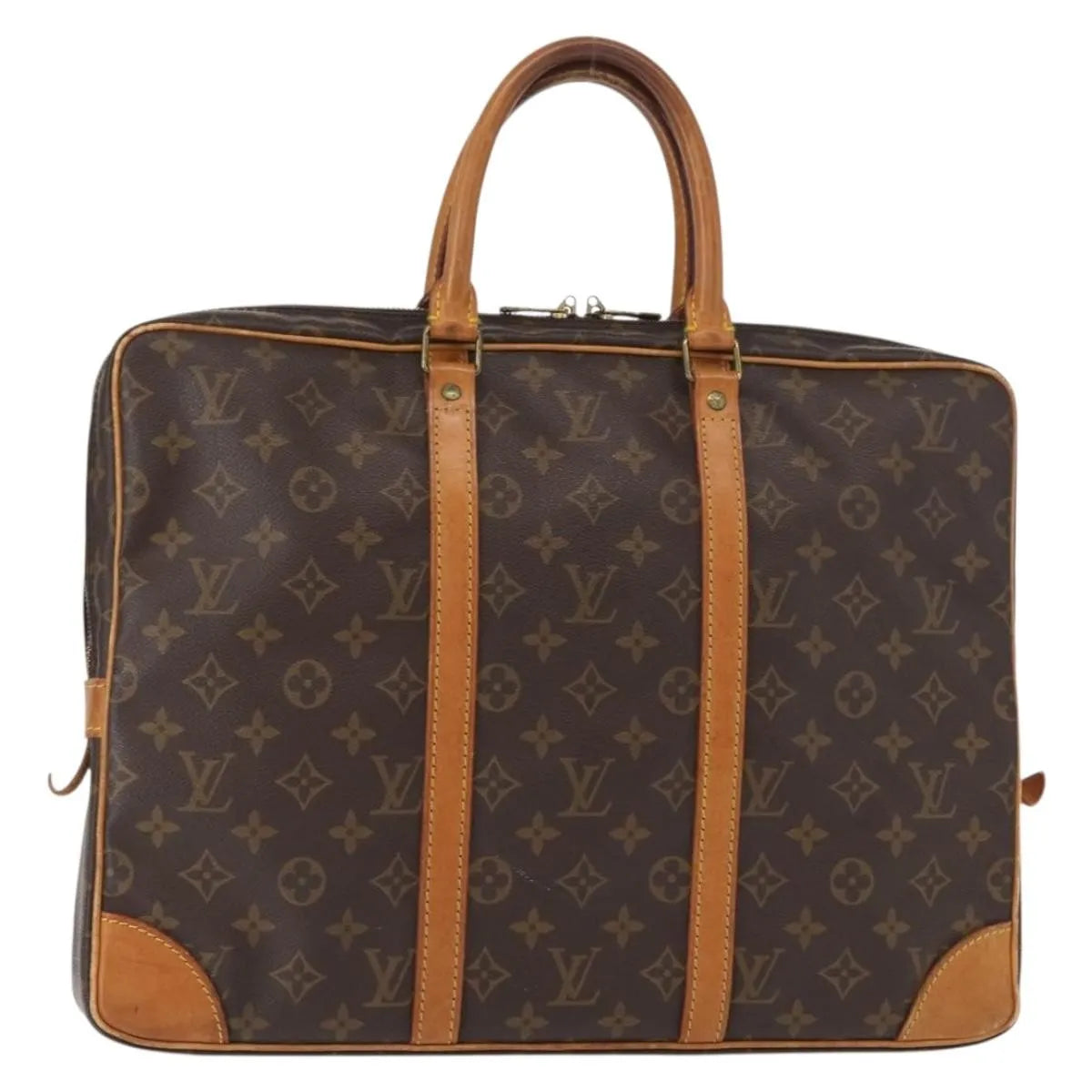 Louis Vuitton Porte-Documents Voyage Monogram Canvas, Brown, Canvas, Briefcase