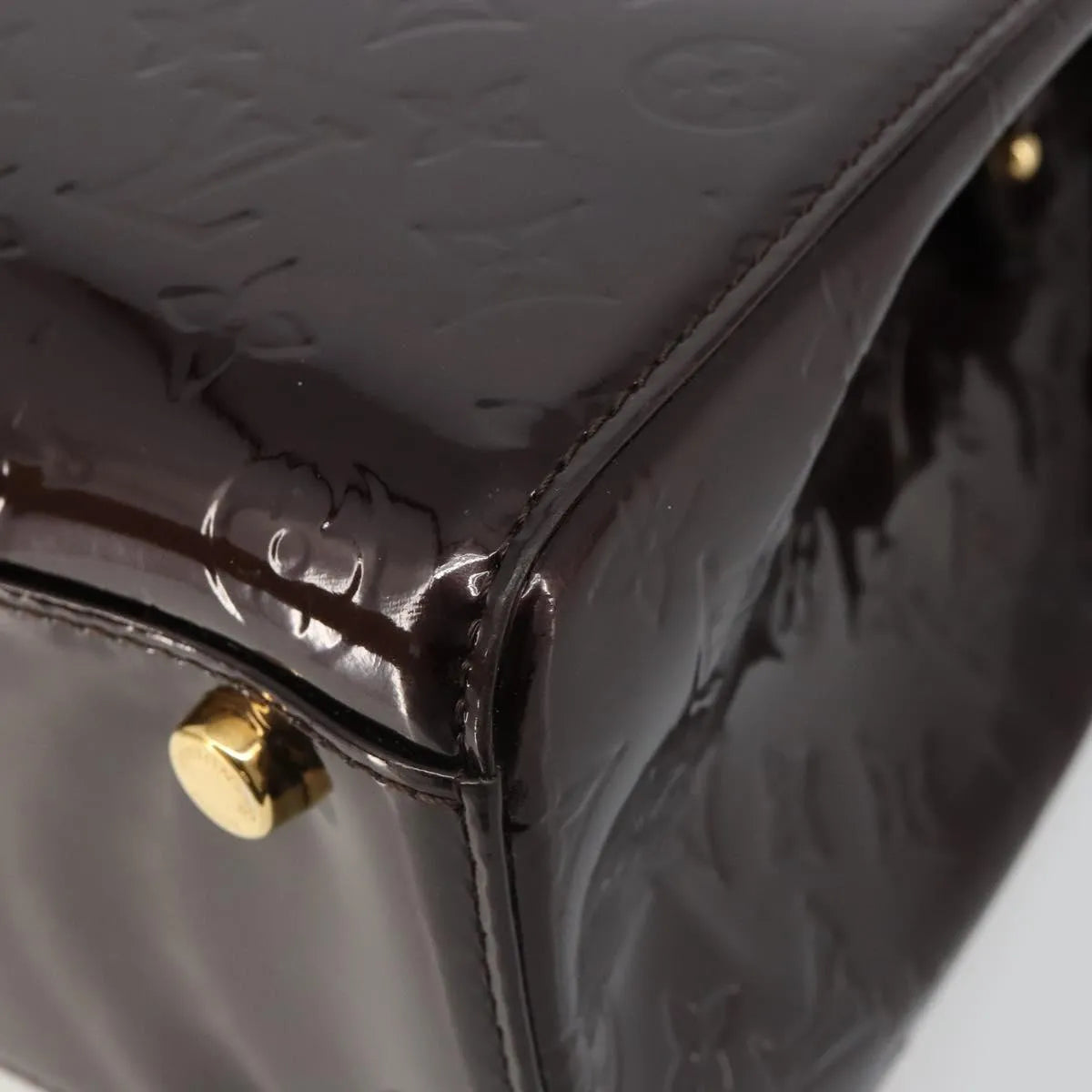Louis Vuitton Blair Monogram vernis, Purple, Patent Leather, Handbag
