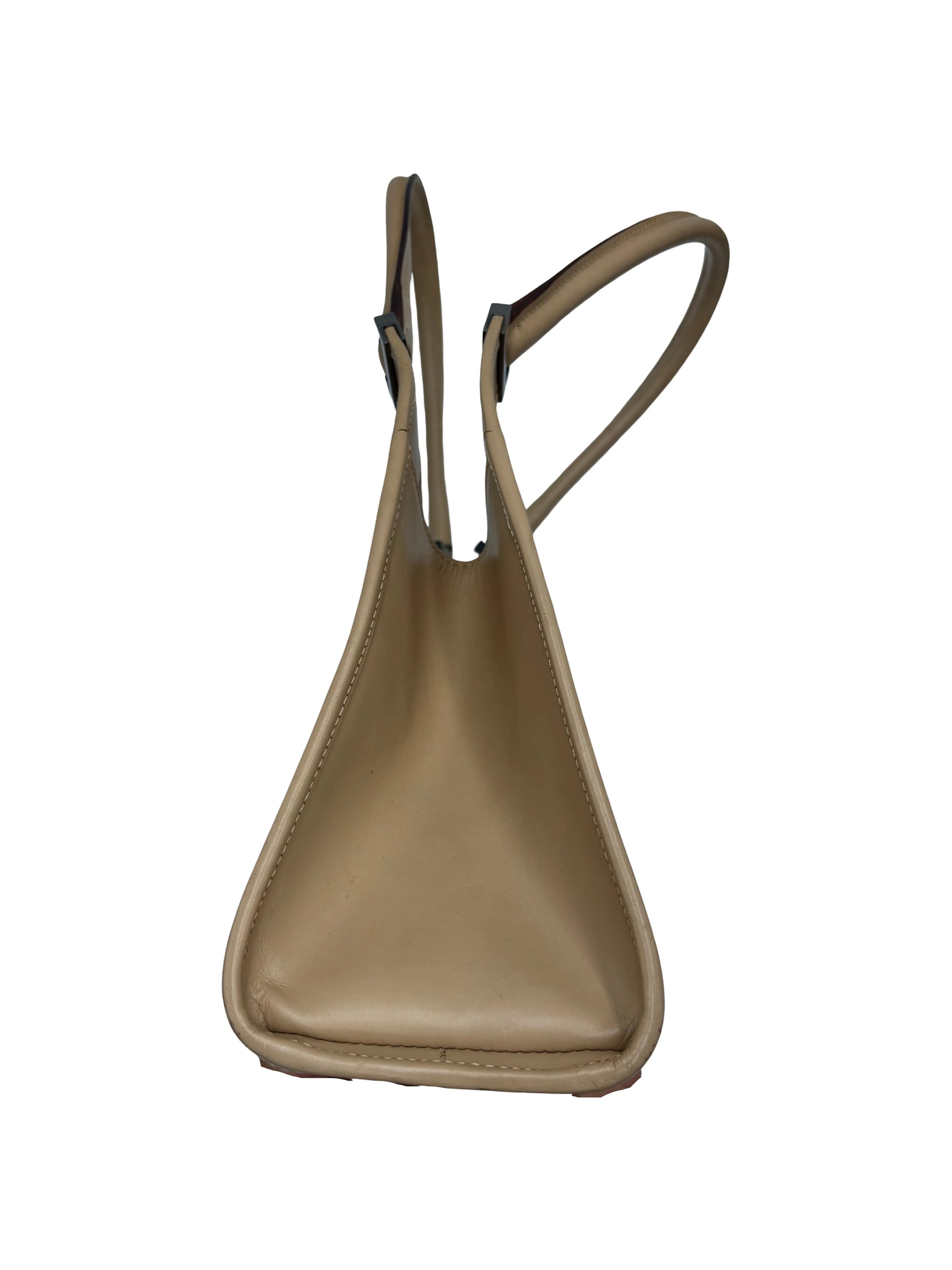 Gucci Vintage Jackie Leather, Beige, Leather, Handbag