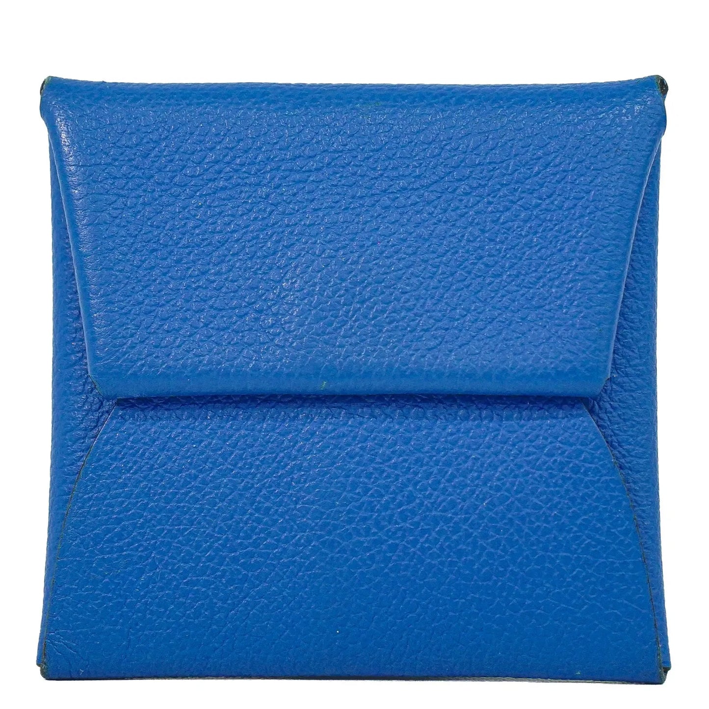 Hermes Bastia Coin Purse Leather, Blue, Leather, Wallet