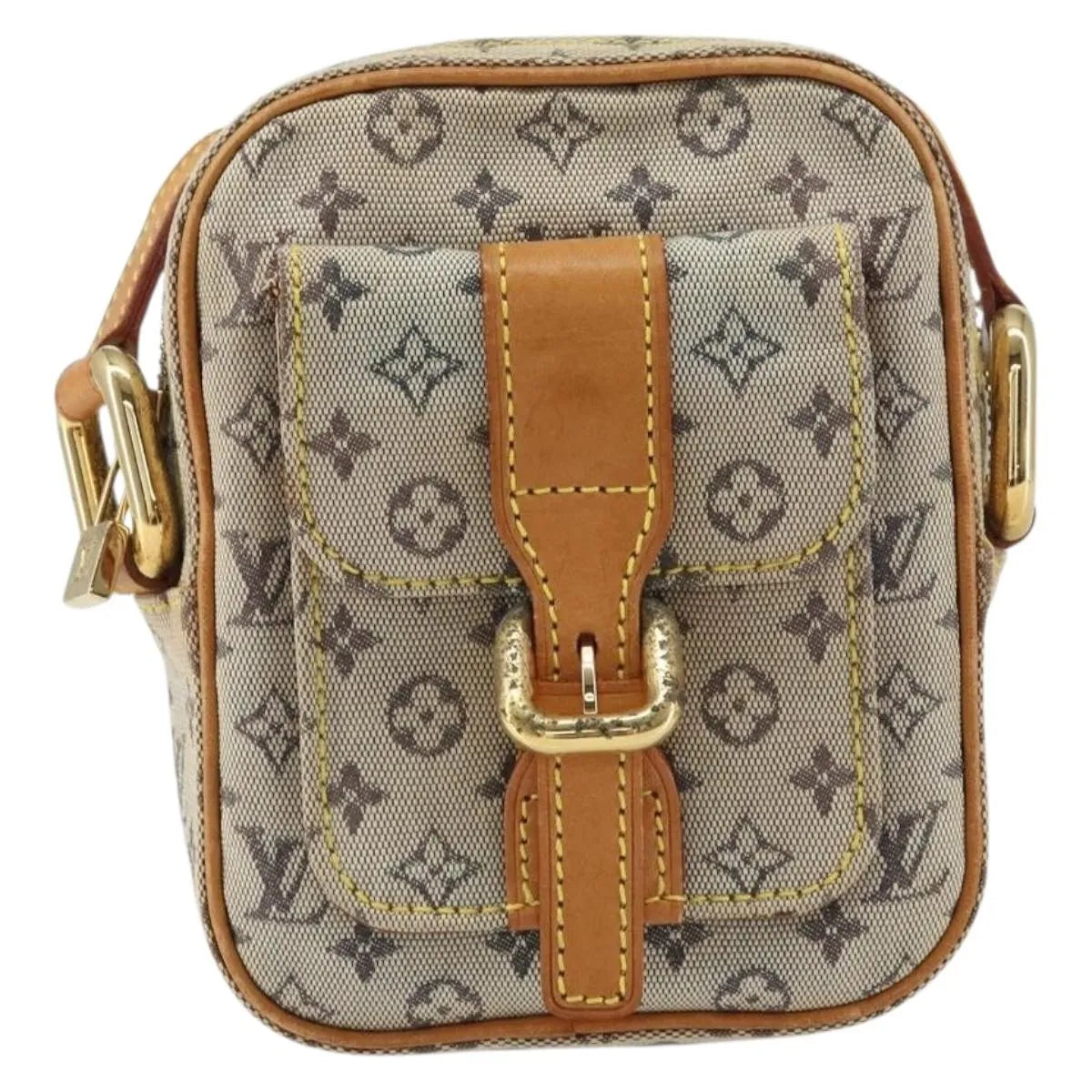 Louis Vuitton Juliette Mini Lin, Blue, Canvas, Shoulder Bag