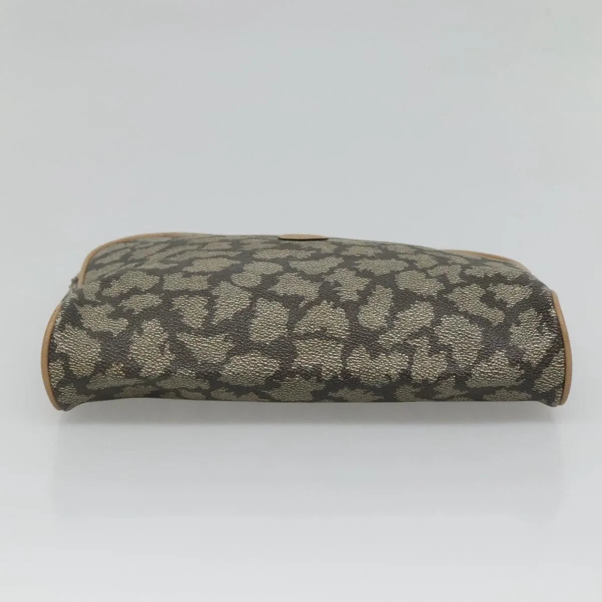 Saint Laurent Vintage Clutch PVC, Gray, Canvas, Clutch