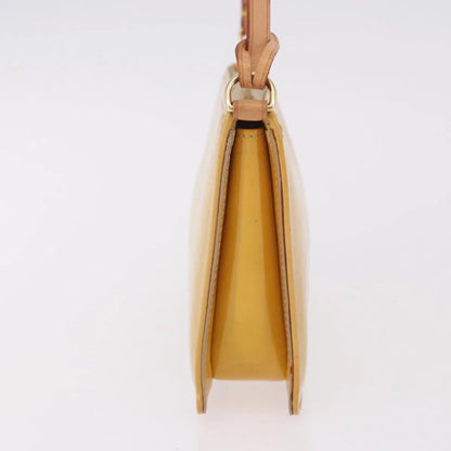 Louis Vuitton Lexington Pochette Patent Leather, Beige, Patent Leather, Clutch