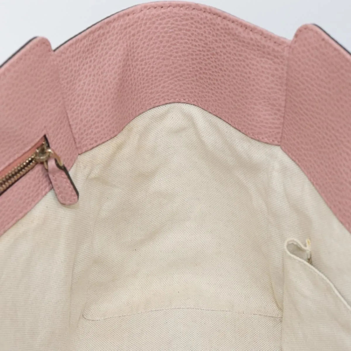 Gucci Swing Tote Leather, Gray, Leather, Tote Bag