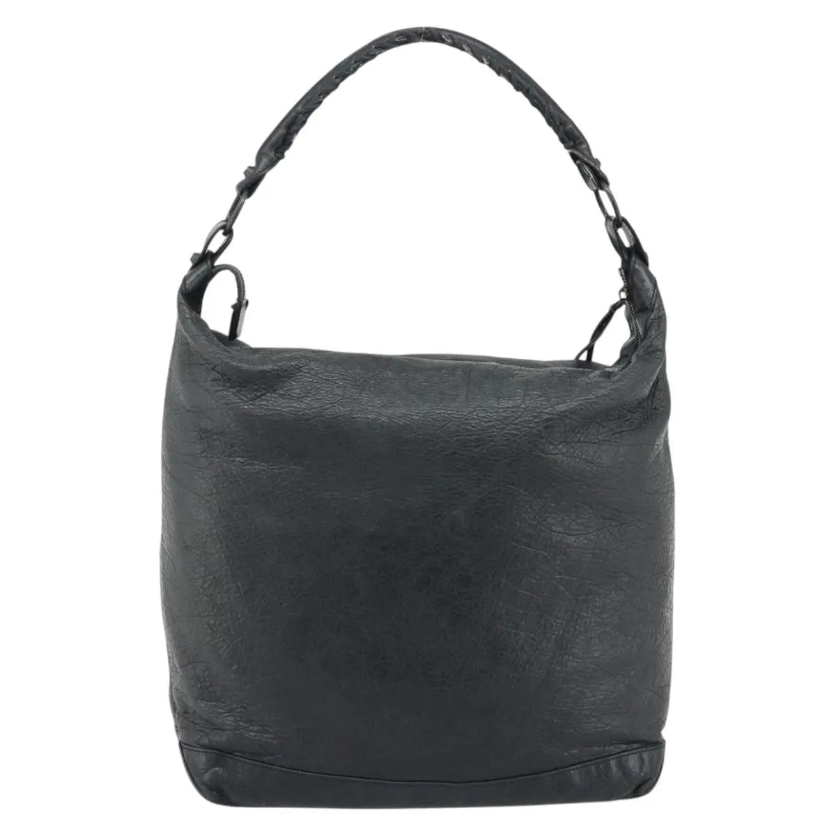 Balenciaga Giant Studs Day Hobo Leather, Green, Leather, Shoulder Bag