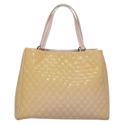 Salvatore Ferragamo Vala Patent leather, Beige, Patent Leather, Handbag