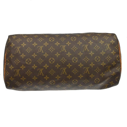 Louis Vuitton Speedy Monogram, Brown, Canvas, Handbag