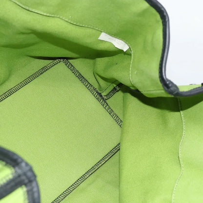 Bottega Veneta Vintage Canvas, Green, Canvas, Tote Bag