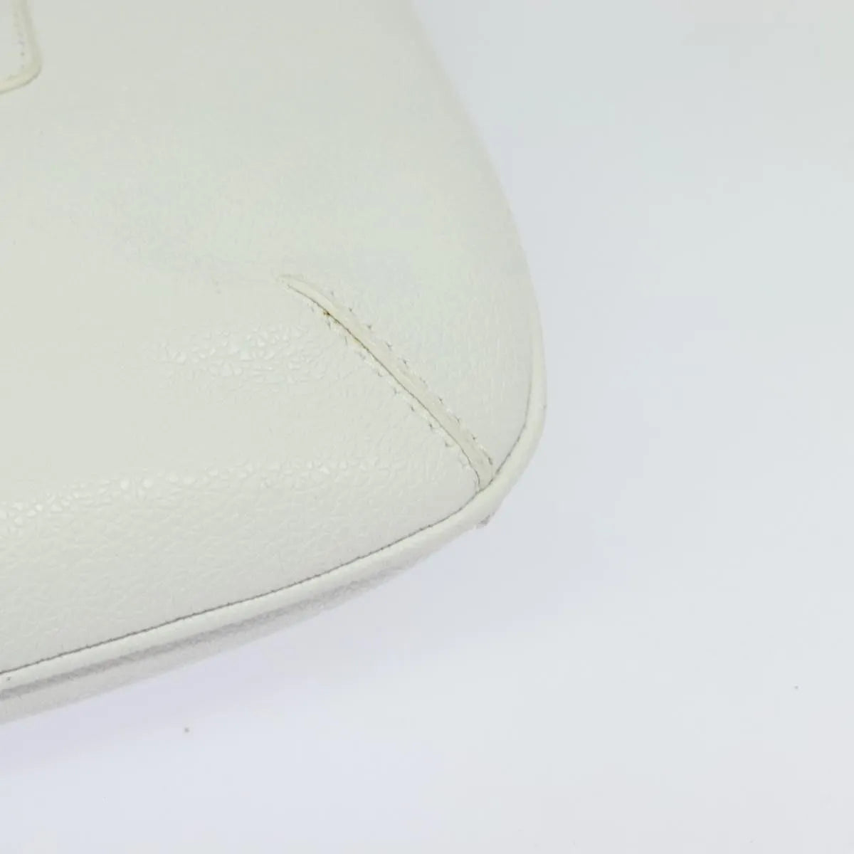 Bvlgari Vintage Leather, White, Leather, Shoulder Bag