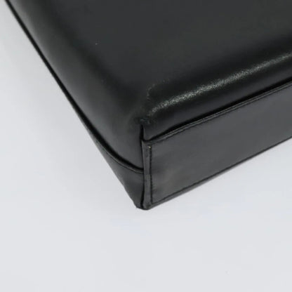 Salvatore Ferragamo Gancio Flap Hobo Leather, Black, Leather, Shoulder Bag