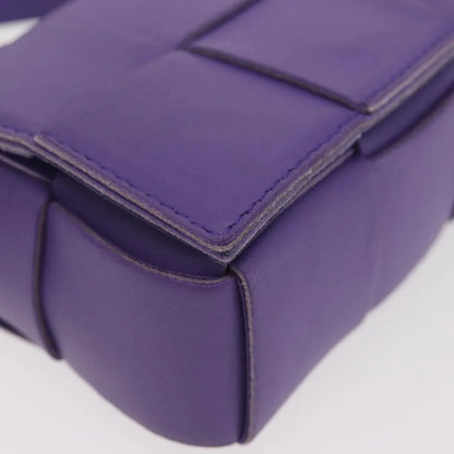 Bottega Veneta Cassette Maxi Intrecciato Leather, Purple, Leather, Clutch