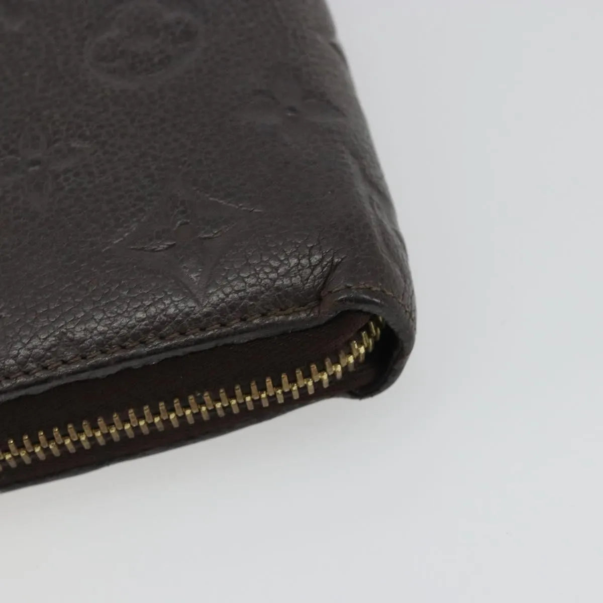 Louis Vuitton Zippy Wallet NM Leather Empreinte, Brown, Leather, Wallet