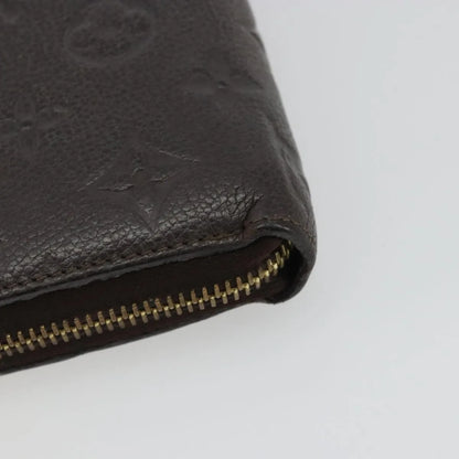 Louis Vuitton Zippy Wallet NM Leather Empreinte, Brown, Leather, Wallet