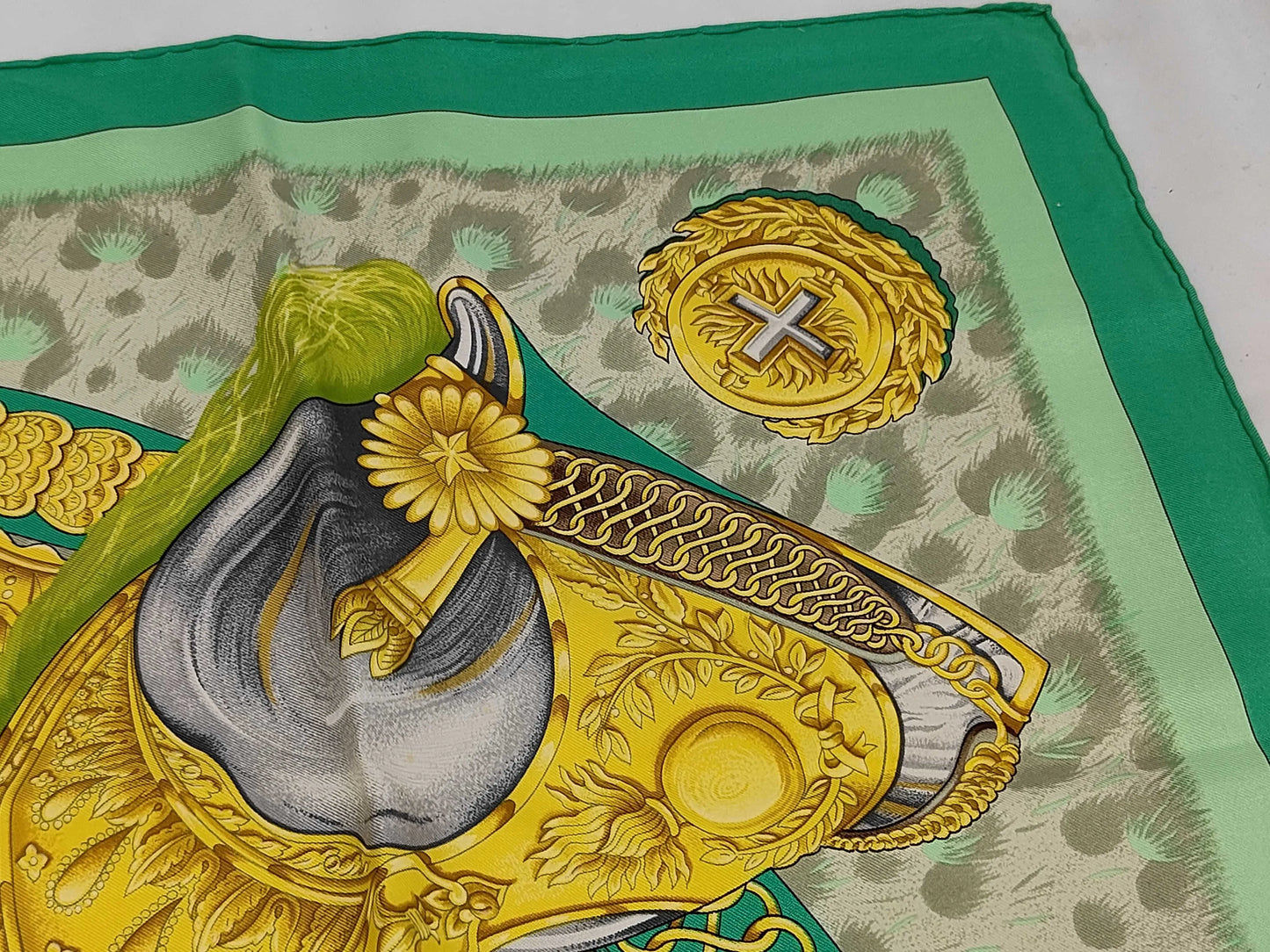 Hermes Carré 90 Silk multicolor, Multicolour, Silk, Scarf