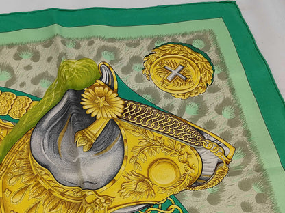 Hermes Carré 90 Silk multicolor, Multicolour, Silk, Scarf