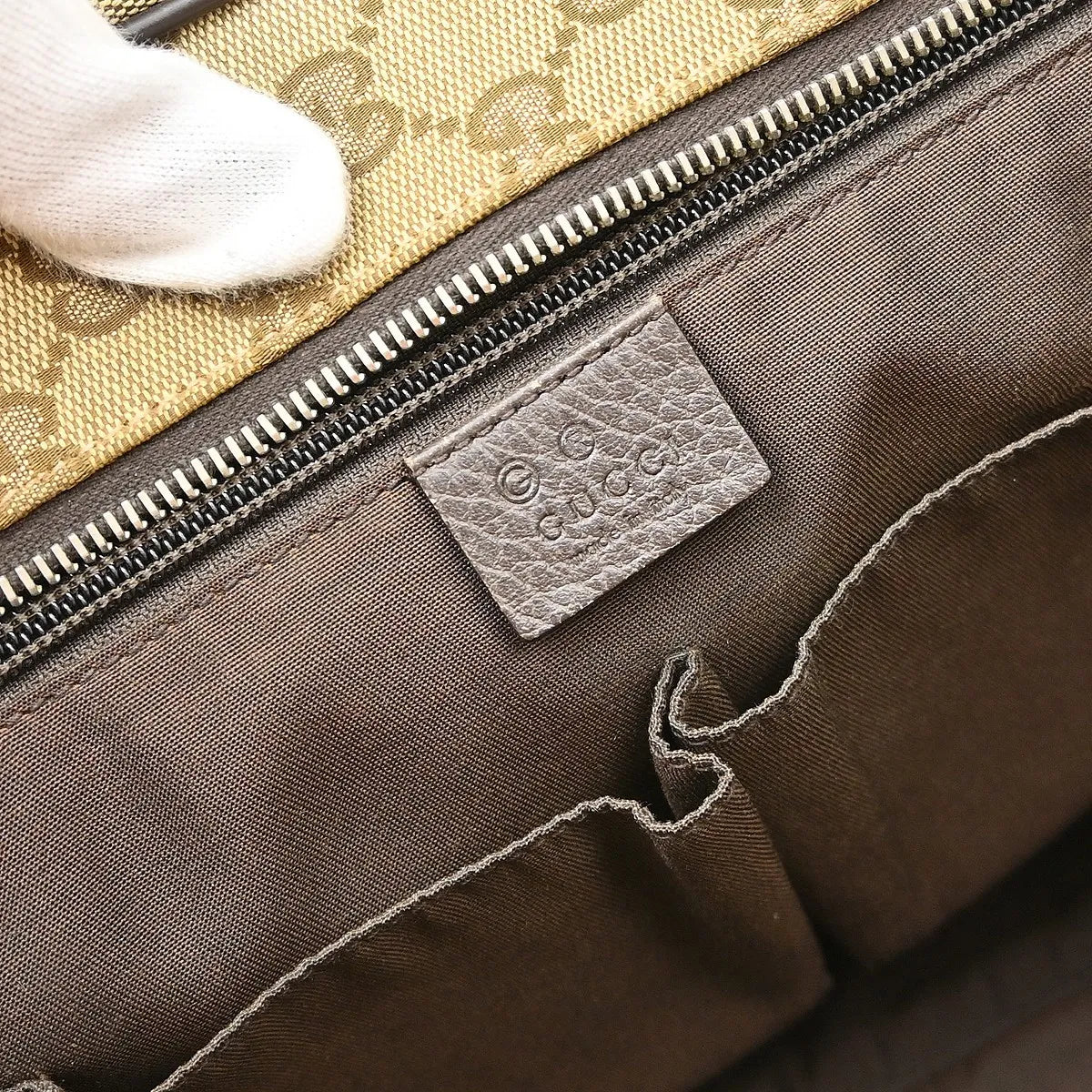 Gucci Convertible Boston Carry On Duffle GG Canvas, Beige, Canvas, Travel Bag