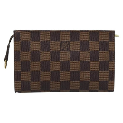 Louis Vuitton Marais Bucket Zip Damier, Brown, Canvas, Clutch